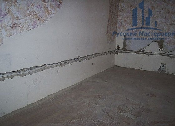 Штроба по бетону от строительной компании Русский Мастеровой