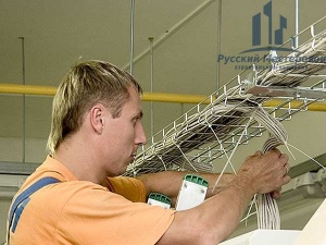 Укладка телефонного кабеля от строительной компании Русский Мастеровой
