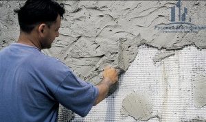 Оштукатуривание стен по сетке от строительной компании Русский Мастеровой